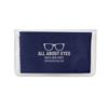 IMPRINTED Navy Basic Microfiber Cloth-In-Case (100 per box / Minimum order - 5 boxes) 